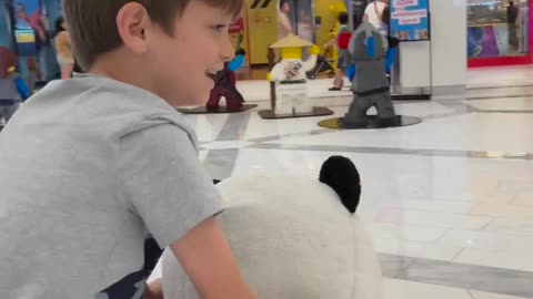 Riding animals in the Mall - Riding Free - Maisy Stella - The American Dream Mall