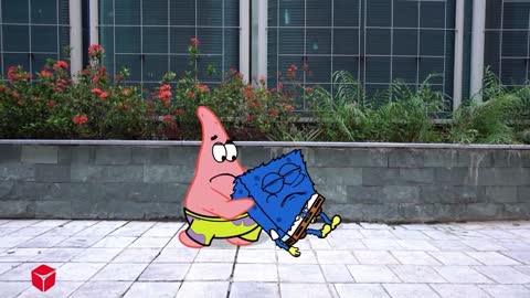 Spongebob and Patrick in real life, they will help you, children's toys