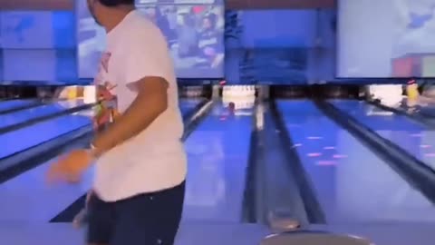 The perfect strike in bowling