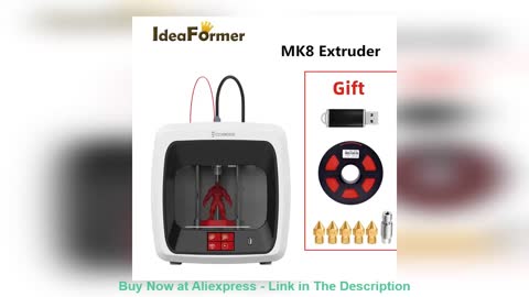☑️ Ideaformer Mini Portable 3D Printer Kids Cobees FDM Printer Machine High Precision Auto-leveling