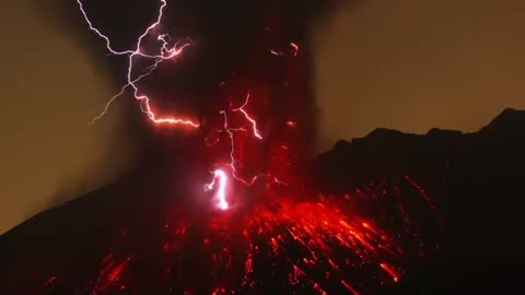 Volcanic Lightning - WTF Weather