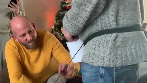Dad Bamboozled by Humorous Game