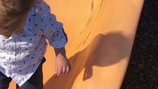 19 month old is fearless