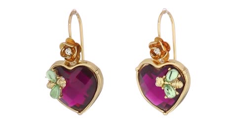 Heart Drop Earrings