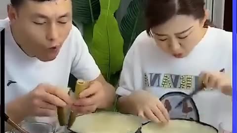 Husband and wife eating food ep07