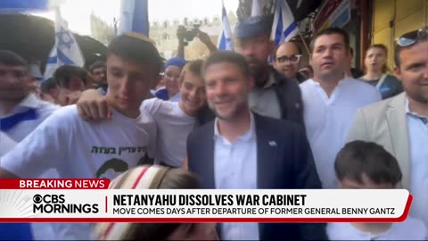 Israeli Prime Minister Benjamin Netanyahu disbands war cabinet