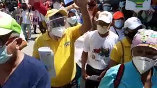 Trabajadores de la salud piden garantías para su trabajo.