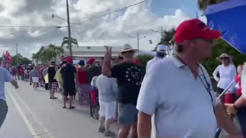 Trump rally live Unbelievable Crowds —The Sarasota Fairgrounds this morning