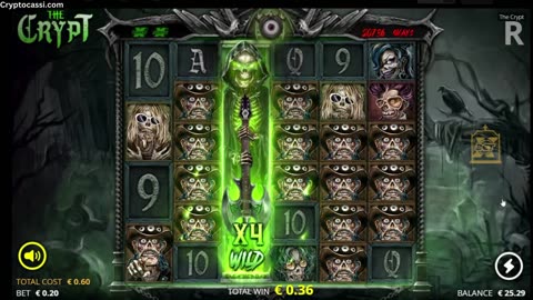 The Crypt Slot 3461x Base Game Win