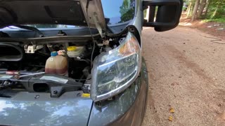 I had to change the headlight bulb on my 2015 Ram ProMaster RV