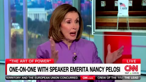 Crazy Nancy doesn't think Kamala should be doing interviews