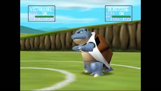 Pokemon Stadium (Nintendo 64) - Victreebel [1P] Vs Blastoise [Com]