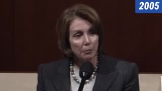 Flashback: 2005 Nancy Pelosi Pushing For Border Security