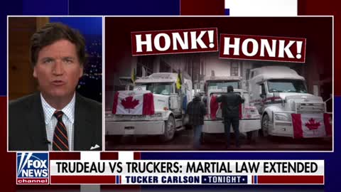 Tucker Carlson reports how a Liberal MP claimed "Honk Honk" is code for "Heil Hitler"