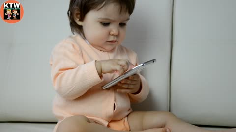 Smart Baby Playing with a Smartphone!