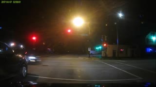 Another Red Light Running Dumbass Dash Cam