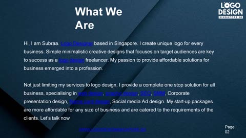 Creativity, and strategic thinking to the table — Logo design Singapore