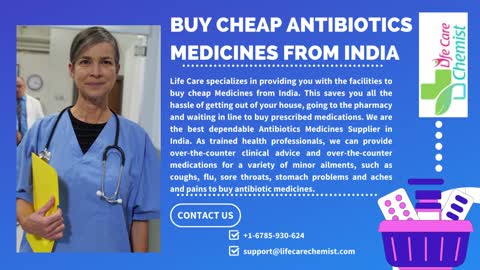 Buy Cheap Antibiotics Medicines from India