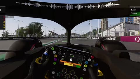 F1 Career 2023 Part 3 - Jeddah Corniche Circuit practice session