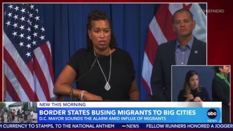 DC Mayor Declares State of Emergency Over Receiving 9,000 Illegal Migrants From Southern Border.