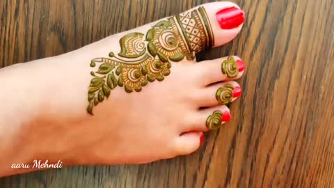 Simple Leg Mehndi Design Easy Foot Mehndi Design Latest Dulhan Feet Henna Design