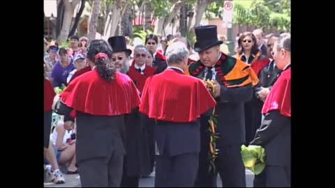 Order of Kamehameha I procession, Kamehameha Day, 2003