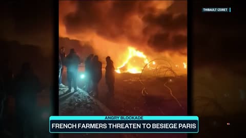 French farmers threaten to besiege Paris in tractor protest