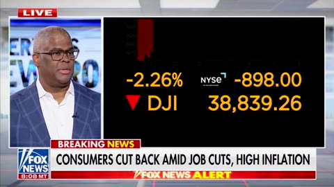 Fox Business' Charles Payne Unloads on Biden-Harris Admin's Economic Policies As Market Tanks