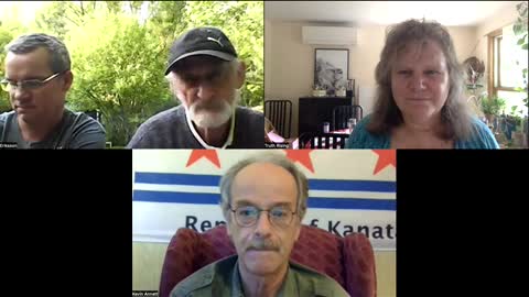 Talk freedom: Emily, Erikson and Jim with Kevin Annette