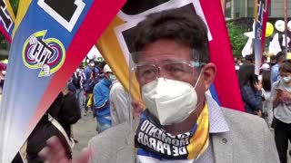 Thousands of Colombians protest tax proposals