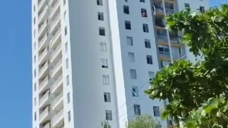 Explosión en edificio de Las Palmeras