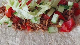 Beef Burrito 🌯 👩‍🍳 🔥 #food #burrito #homemade #cooking #recipe #howto