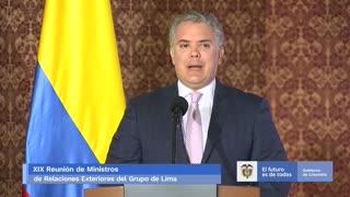 Iván Duque al grupo de Lima