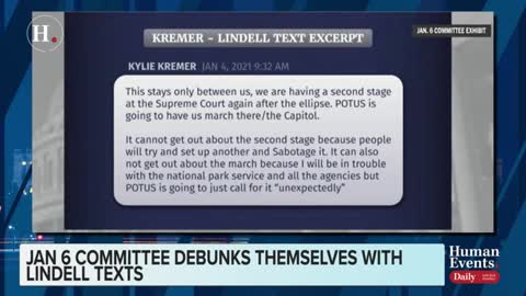 Jack Posobiec on Jan 6th show committee debunking themselves after revealing text messages between Kremer and Mike Lindell, revealing the march wasn’t planned by Trump