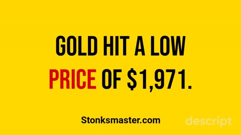 Gold Expected Price Range of October 23, 2023