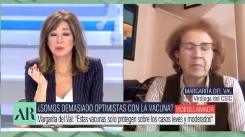Bióloga Dra. Margarita del Val Latorre dice, la vacuna covid-19 "No me convence"