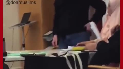Swedish teacher yells and at a female Muslim student to name male genitalia