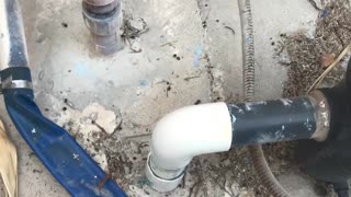 Above ground pool Equipment Re-pipe