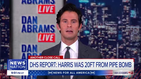 Kamala Harris was 20 feet away from pipe bomb Jan. 6: DHS report | Dan Abrams Live