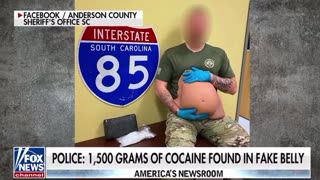 1500 g of cocaine found in fake belly