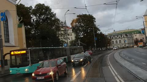 Estonia, insight into the streets of Tallinn.