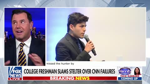 Stelter challenged by student as Atlantic writer dismisses Hunter story