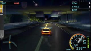 NFS Underground Rivals - Nitrous Run Event 7 Bronze Difficulty(PPSSP HD)