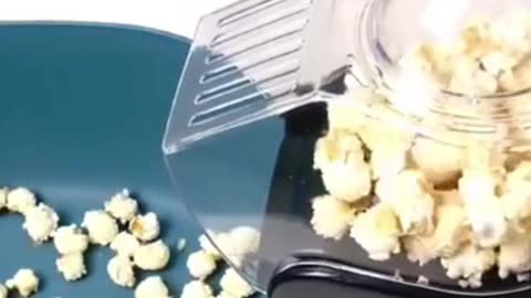Mini Household Healthy Hot Air Popcorn Maker 😍 New Smart Appliance #Shorts