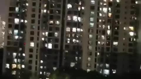Shanghai China’s residents screaming from their apartments