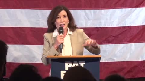 NY Gov. Kathy Hochul Tells Trump Supporters to Leave the State
