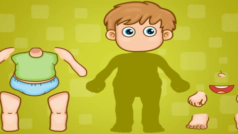 Learn Body Parts Name For Children "#kids#learning #gameplay #bodyname