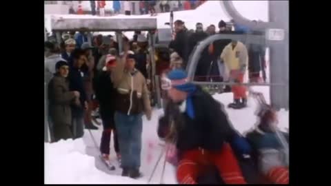 Comical Ski Lift Video