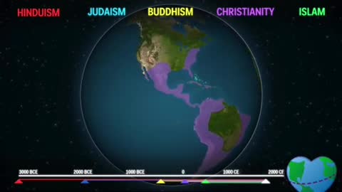 How the 5 major religions spread around the world - Part 3