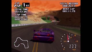 World Driver Championship (Actual N64 Capture) - Unlocking the Falcon Interceptor